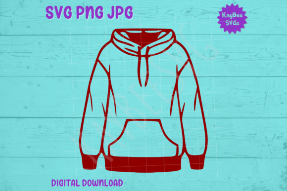 Hoodie Sweatshirt Graphics & Crafts Cut File Review