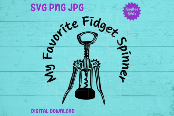 My Favorite Fidget Spinner - Corkscrew Graphics for T-Shirt