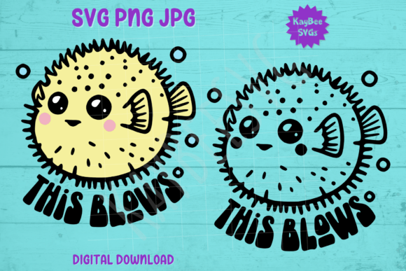 This Blows Blowfish Graphic Review for T-Shirt Designs